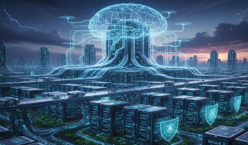 Networks that think, data centres that grow